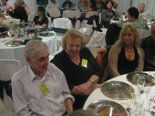 Juan Carlos Hermida, en la Cena Aniversario de la Cámara, acompañado siempre de su inseparable compañera Olga.