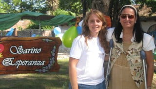 Sarino Esperanza Sarino fue una persona muy especial que colaboró con este proyecto y justamente cuando empezó a ser realidad, se enfermó y no llegó a verlo concretado.