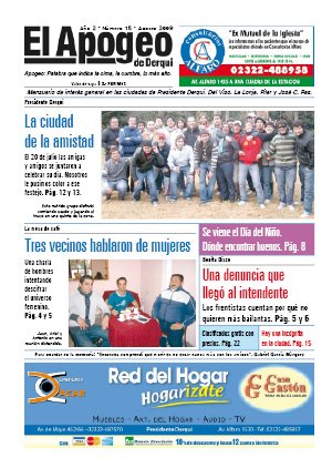 Apogeo Derqui. Agosto 15