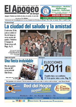 Apogeo Derqui. Agosto 2011