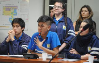 Alumnos de 5 escuelas de Presidente Derqui dijeron presente y tomaron la palabra en la audiencia pública del Congreso de la Nación. Un orgullo.