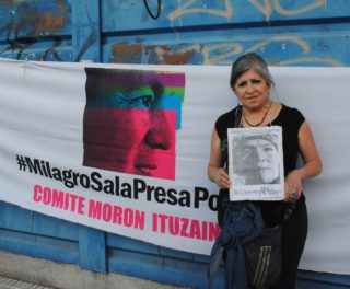 Zulema Miranda, ex concejal y miembro de la Comisión de acción política por la libertad de Milagro Sala.