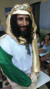 Matías Galarraga, uno de los Reyes Magos delviseños.