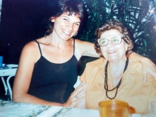 Ciela con Alba Correa Escandell.