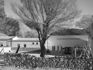 Escuela N° 187 de Rachaite que, junto con el Hospital de Morón, el Hogar Divino Jesús de Castelar y las Colectas Externas del Hospital Posadas, forma parte del proyecto Solidarydar. 