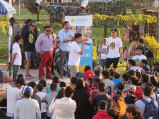 La visita del “Burrito” Ortega en el Club Derqui y el apoyo al evento de los muchachos de Rajatabla en la Plaza Teófilo Tolosa, mostraron dos de los ejes del proyecto político que encabeza Achával: deporte y cultura.